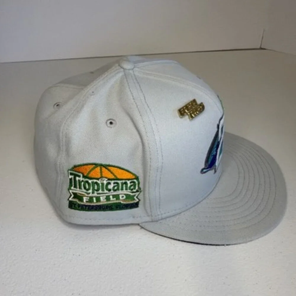 New Era 5950 Tampa Bay Rays 25th Anniversary Season Fitted Cap Size 8